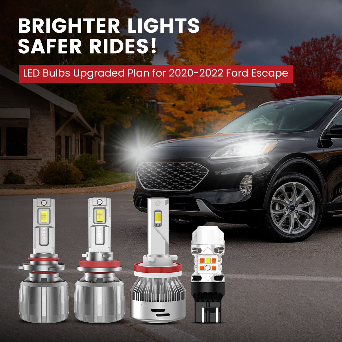Lasfit LED Bulbs for 2020-2022 Ford Escape
