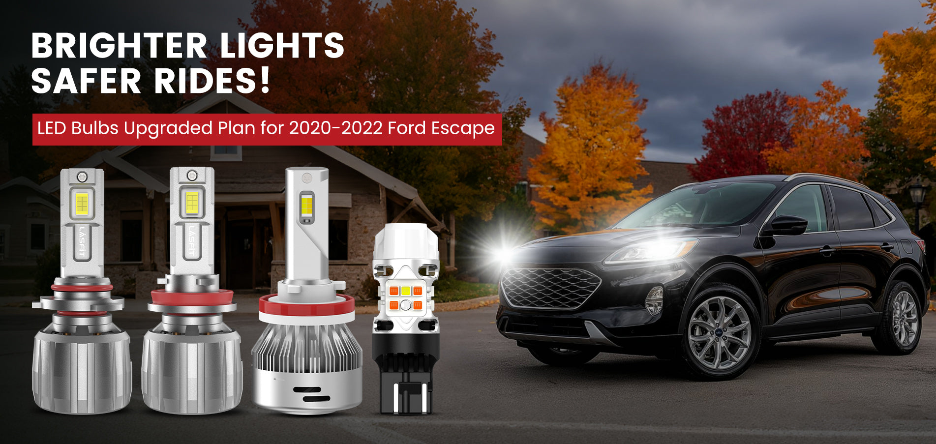 Lasfit LED Bulbs for 2020-2022 Ford Escape
