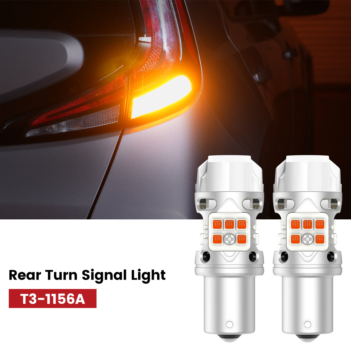 Lasfit 1156 led rear turn signal lights fit for 2020-2022 Kia Soul  