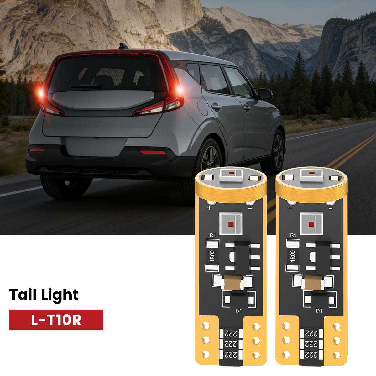 Lasfit 168 led tail lights fit for 2020-2022 Kia Soul 