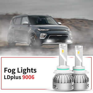 Lasfit 9006 led fog lights fit for 2020-2022 Kia Soul  