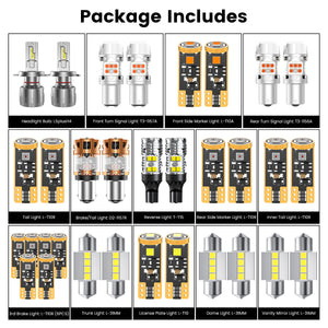 Lasfit combo package led bulbs for 2020-2022 Kia Soul LX