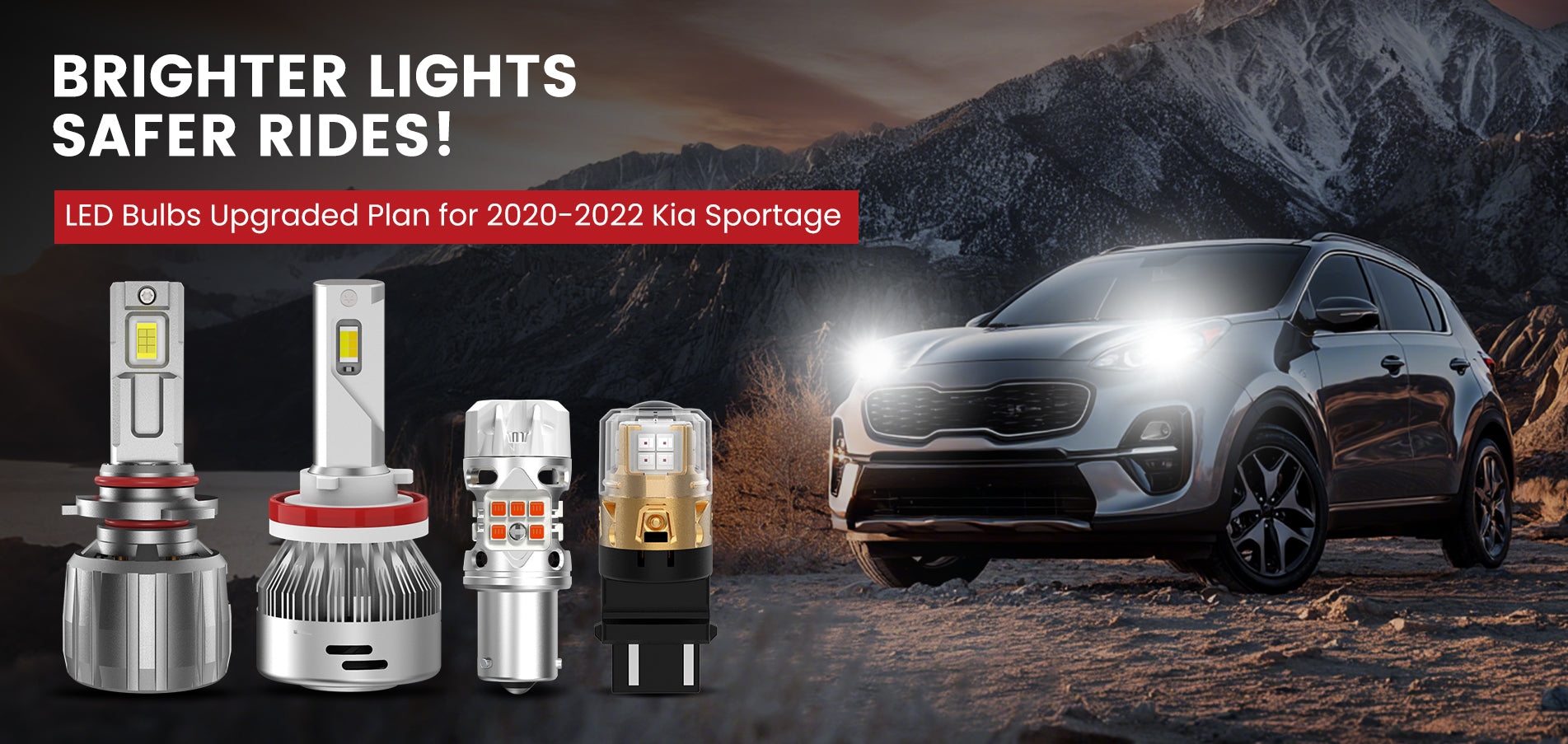 Lasfit LED Bulbs for 2020-2022 Kia Sportage