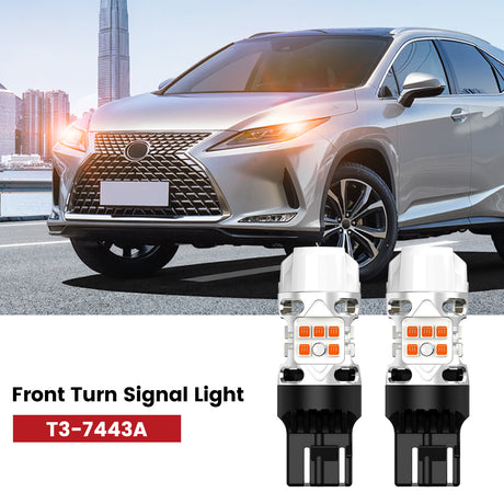 Lasfit 7443 led front turn signal lights fit for 2020-2022 Lexus RX