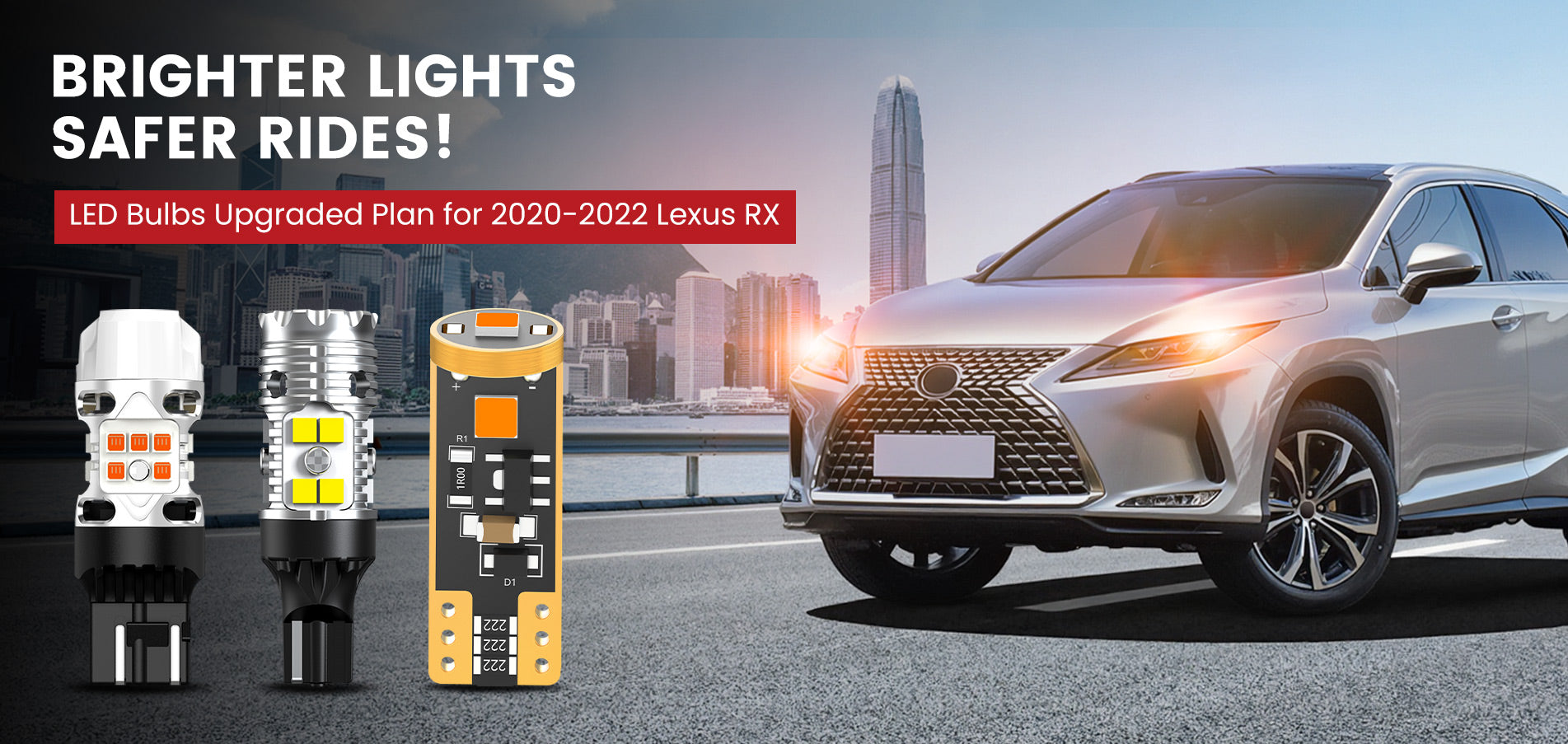 Lasfit LED Bulbs for 2020-2022 Lexus RX
