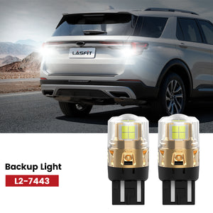 Lasfit 7443 led backup light fit for 2020-2024 Ford Explorer