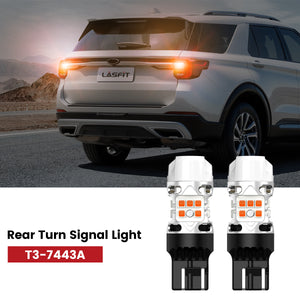 Lasfit 7443 led rear turn signal light fit for 2020-2024 Ford Explorer