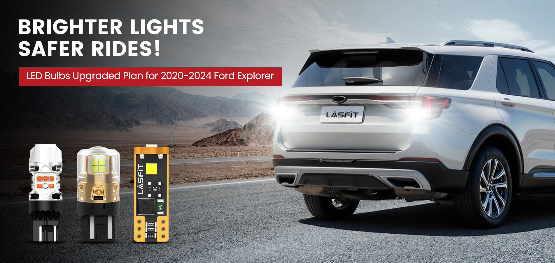 Lasfit LED Bulbs for 2020-2024 Ford Explorer