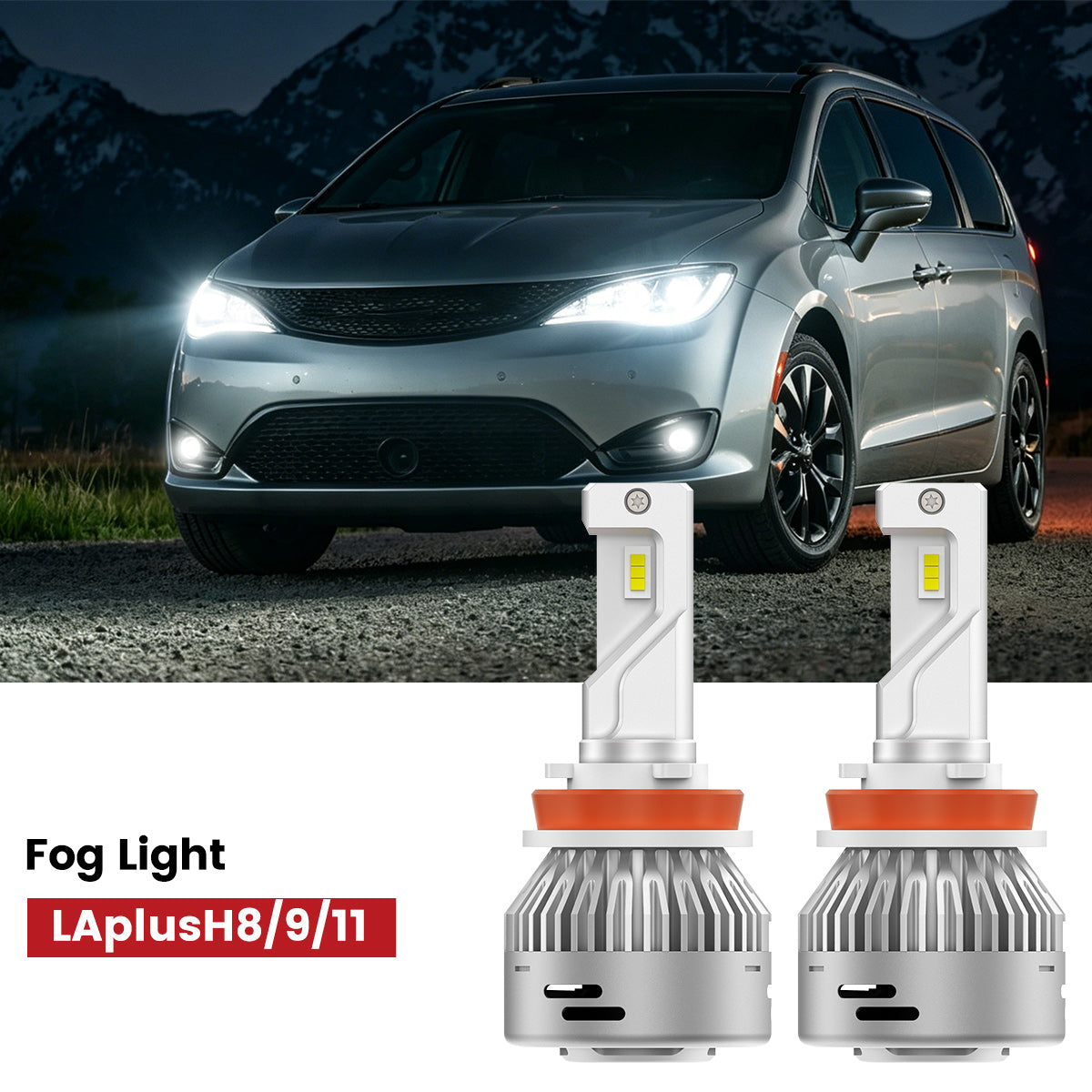 Lasfit H11 led fog light fit for 2020-2025 Chrysler Pacifica