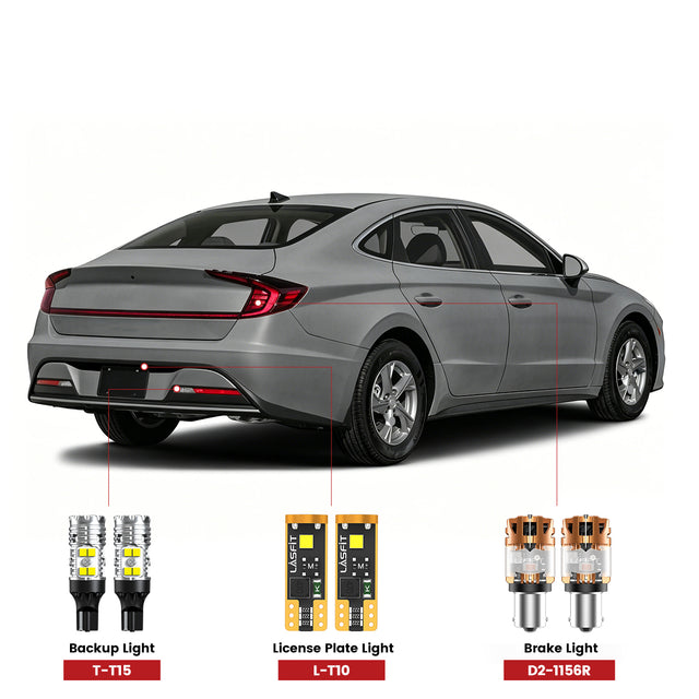 Lasfit led bulbs for 2020-2025 Hyundai Sonata