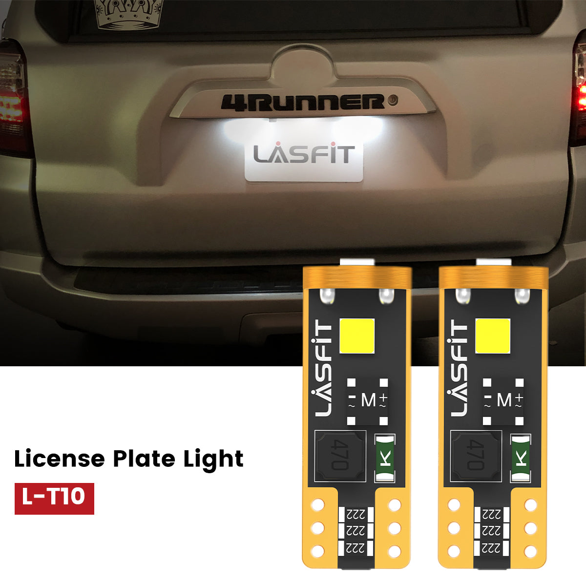 Lasfit 168 led license plate lights fit for 2020-2025 Nissan Sentra