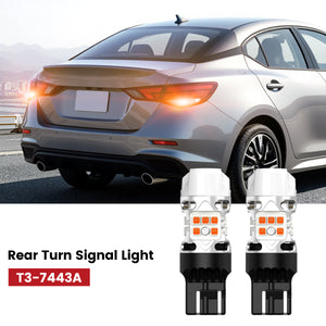 Lasfit 7443 led rear turn signal lights fit for 2020-2025 Nissan Sentra