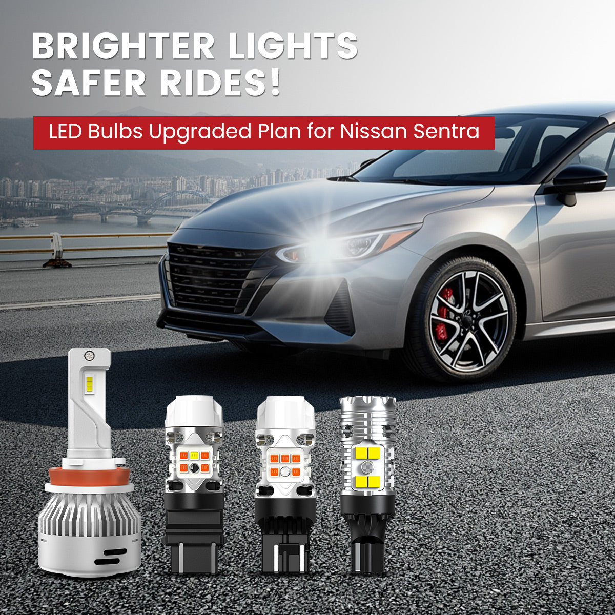 Lasfit LED Bulbs for 2020-2025 Nissan Sentra