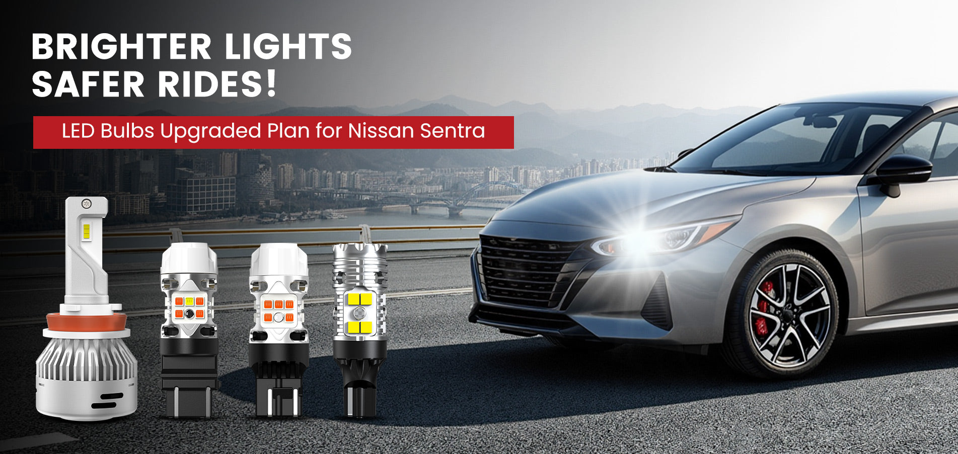 Lasfit LED Bulbs for 2020-2025 Nissan Sentra