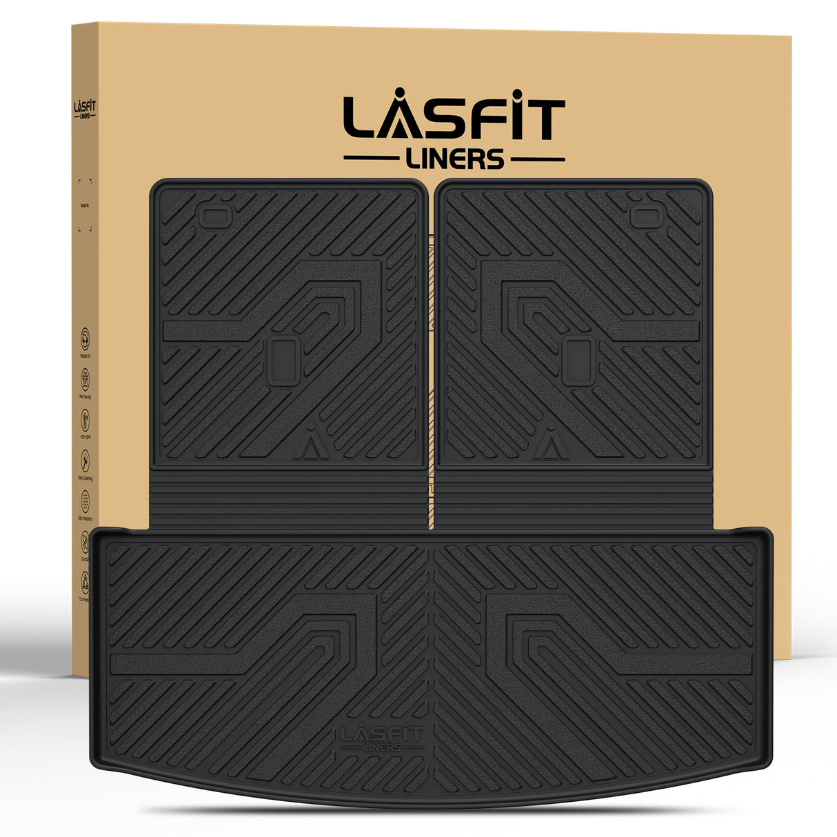 Fit for 2020-2025 Ford Explorer Floor Mats & Seatback & Cargo Mats