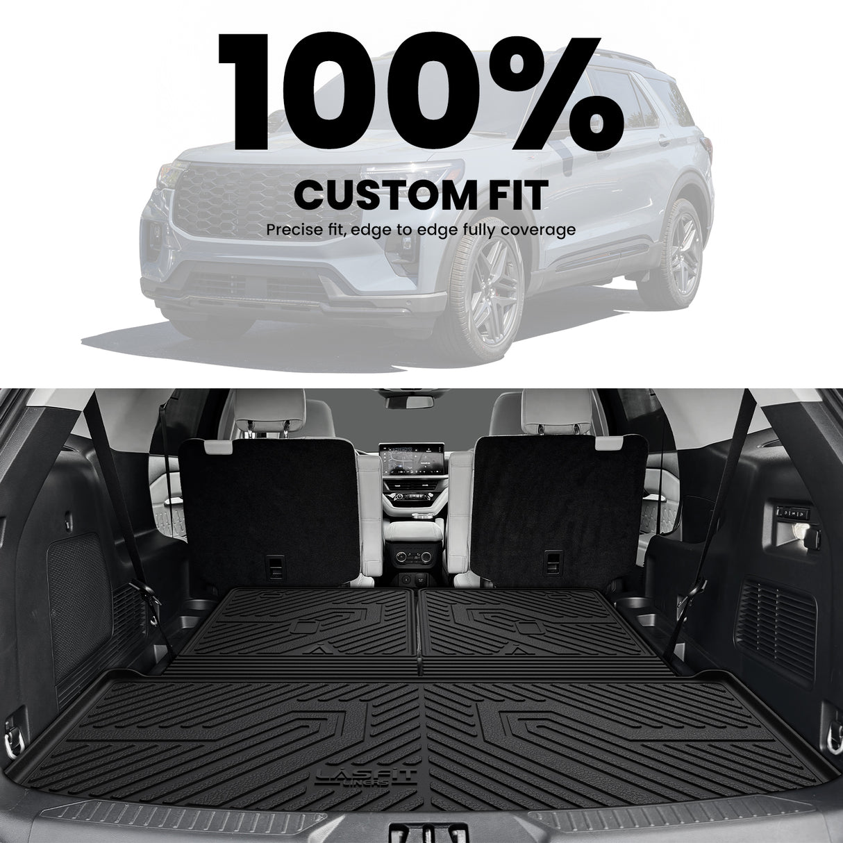 Fit for 2020-2025 Ford Explorer Floor Mats & Seatback & Cargo Mats