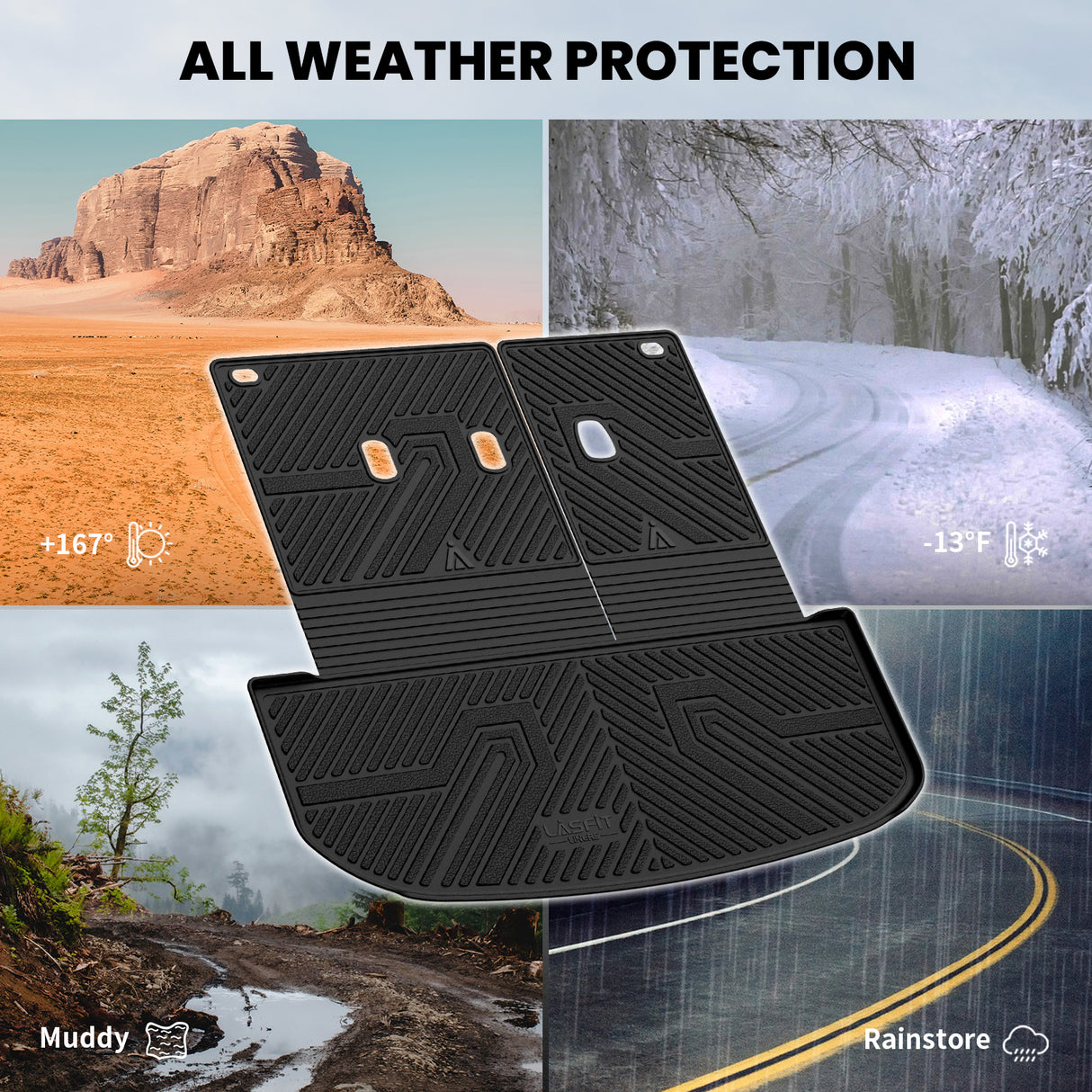 2020-2025 Hyundai Palisade Seatback and Cargo Mat