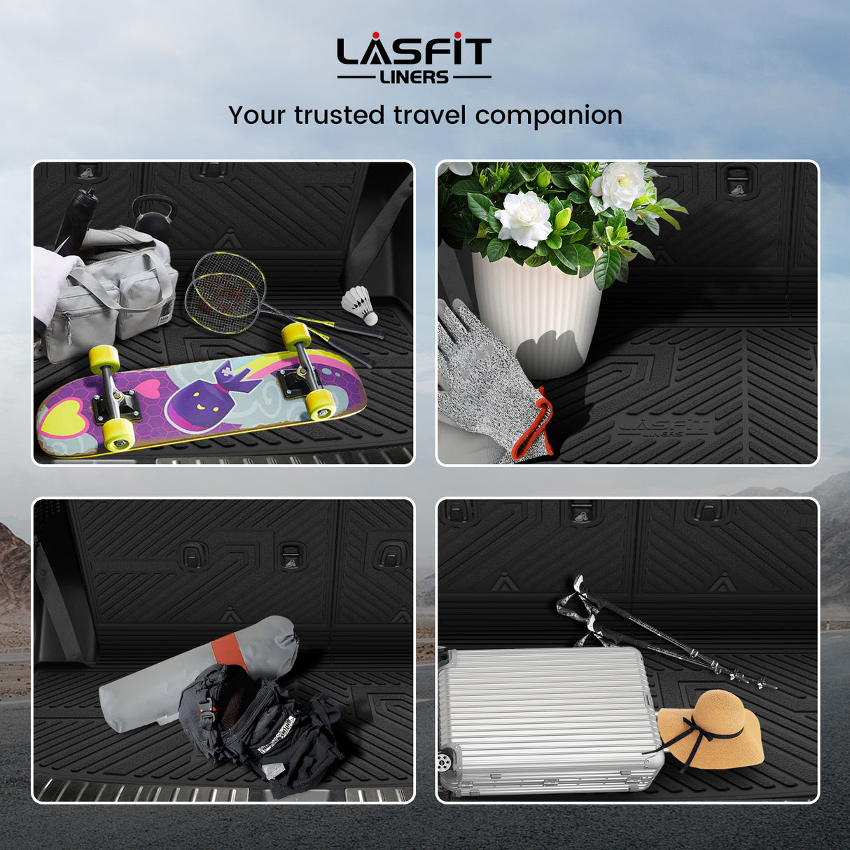 2020-2025 Hyundai Palisade Seatback and Cargo Mat