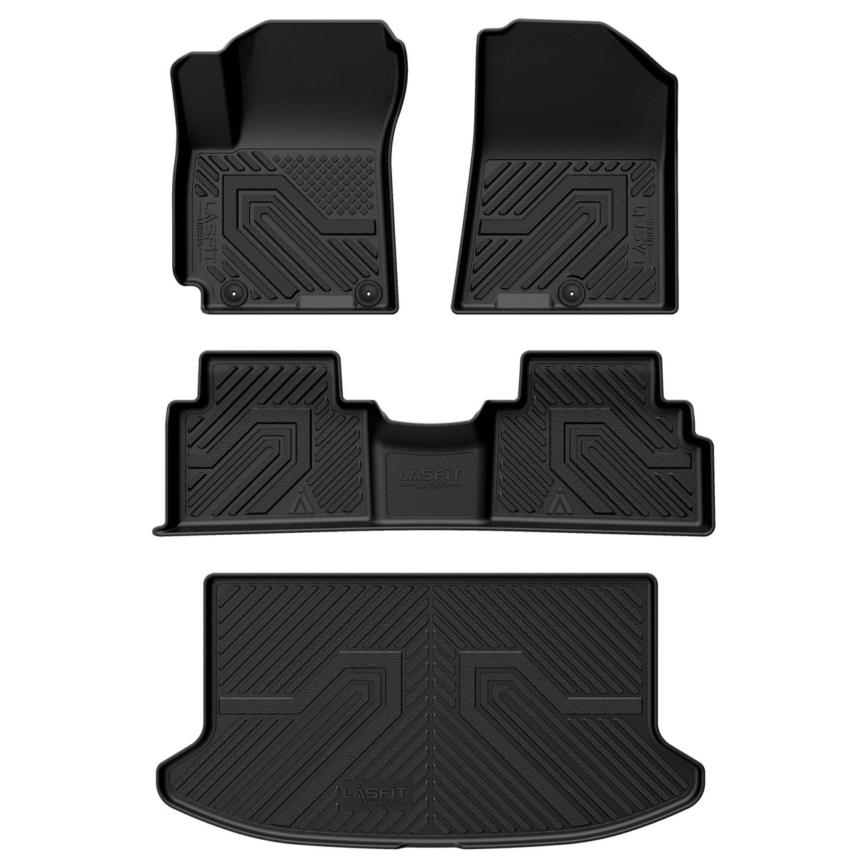 Fit for 2020-2025 Kia Soul Floor Mats & Cargo Mat, Not fit S/LX/X-Line Trim(Cargo Mat Fit Higher Position Only)