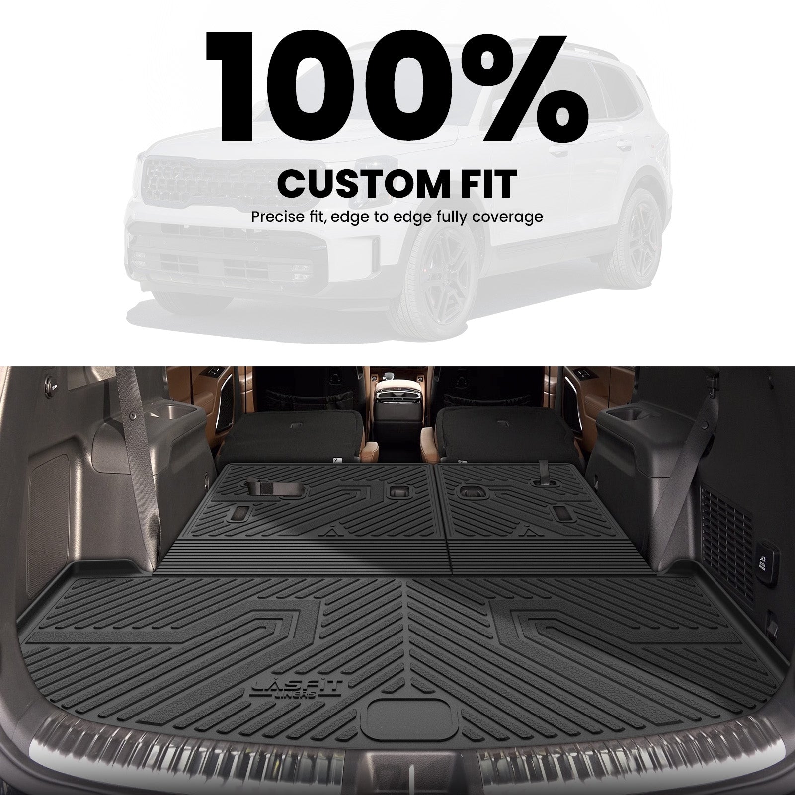 2020-2025 Kia Telluride Cargo Mat & Seatback Mat