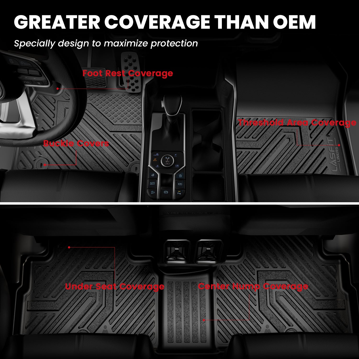 2020-2025 Kia Telluride Floor Mats & Cargo Mat & Seatback Mat