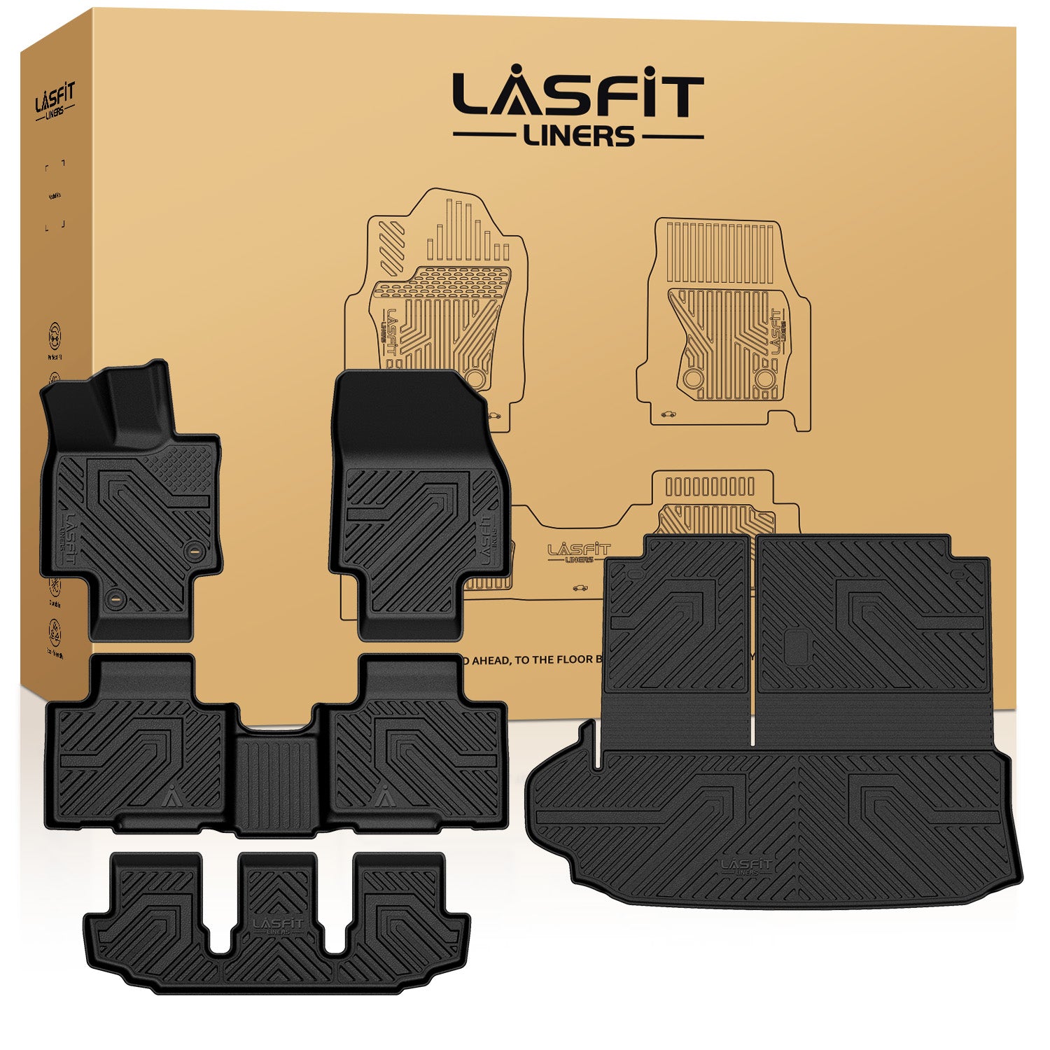 2020-2026 Toyota Highlander Floor Mats & Cargo & Seatback Mat