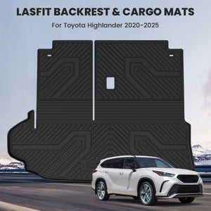 Fit for 2020-2025 Toyota Highlander Floor Mats or Cargo Mat, Fit 8 Seats Only