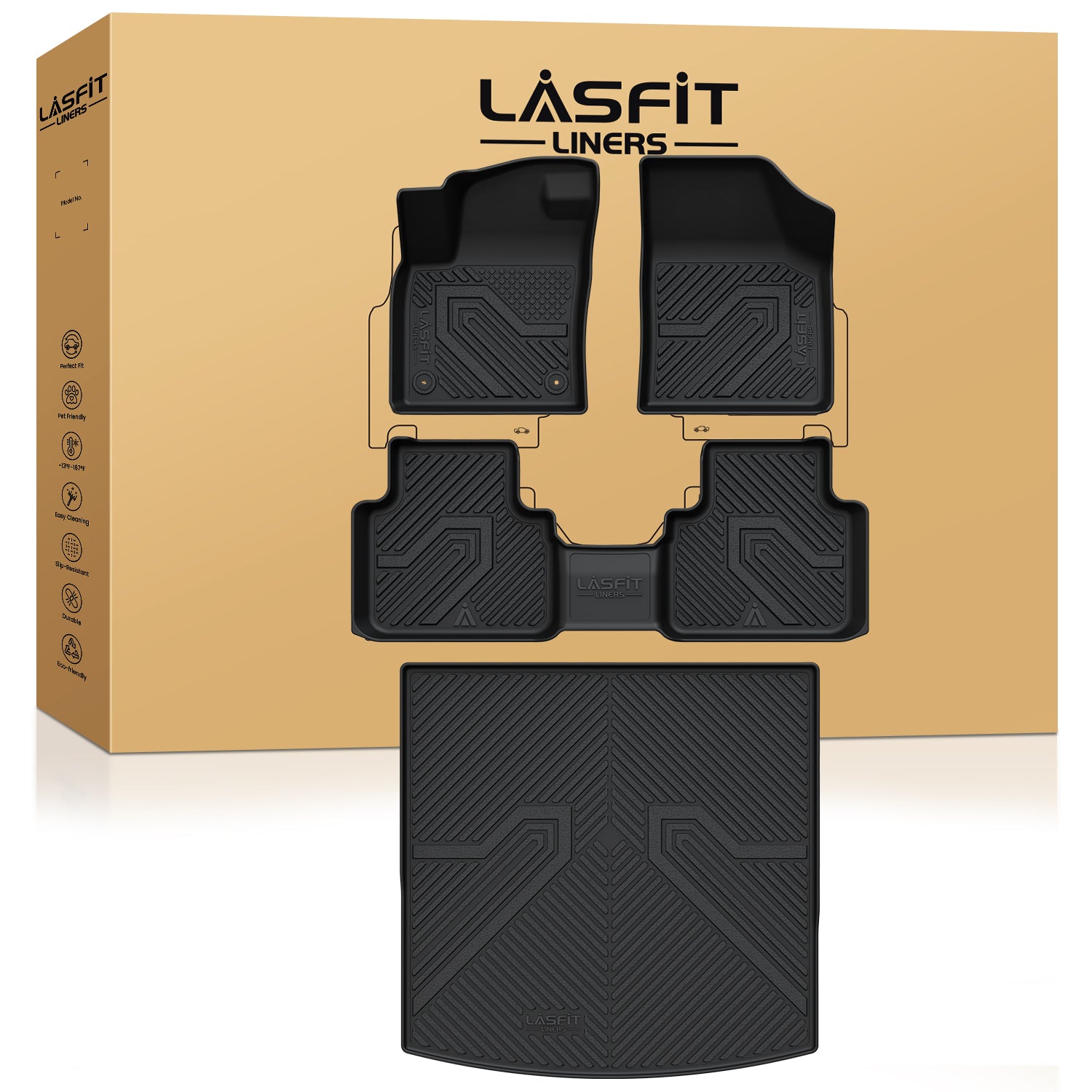 Volkswagen Atlas Cross Sport Floor Mats & Cargo Mat - Custom Fit