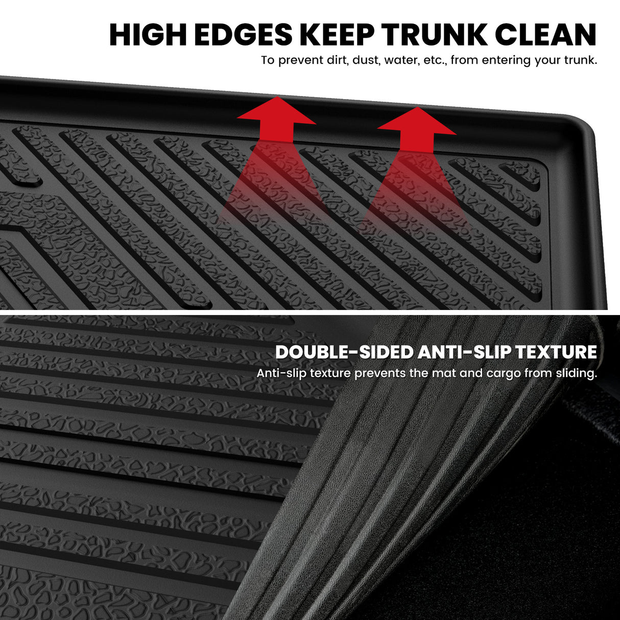 2020-2025 Hyundai Palisade Car Custom Cargo Seatback Mat High Edge