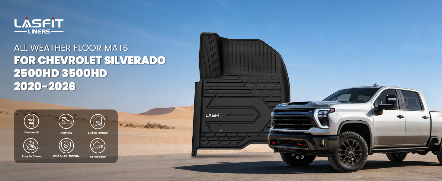 2020-2026 Chevrolet Silverado 2500HD 3500HD floor mats