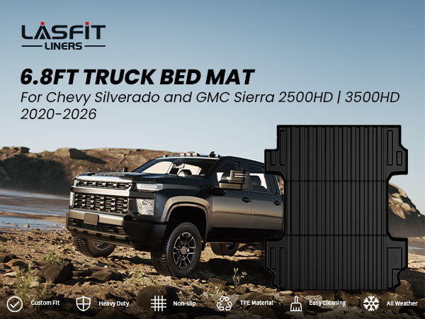 2020-2026 GMC Sierra 2500HD 3500HD truck bed mats