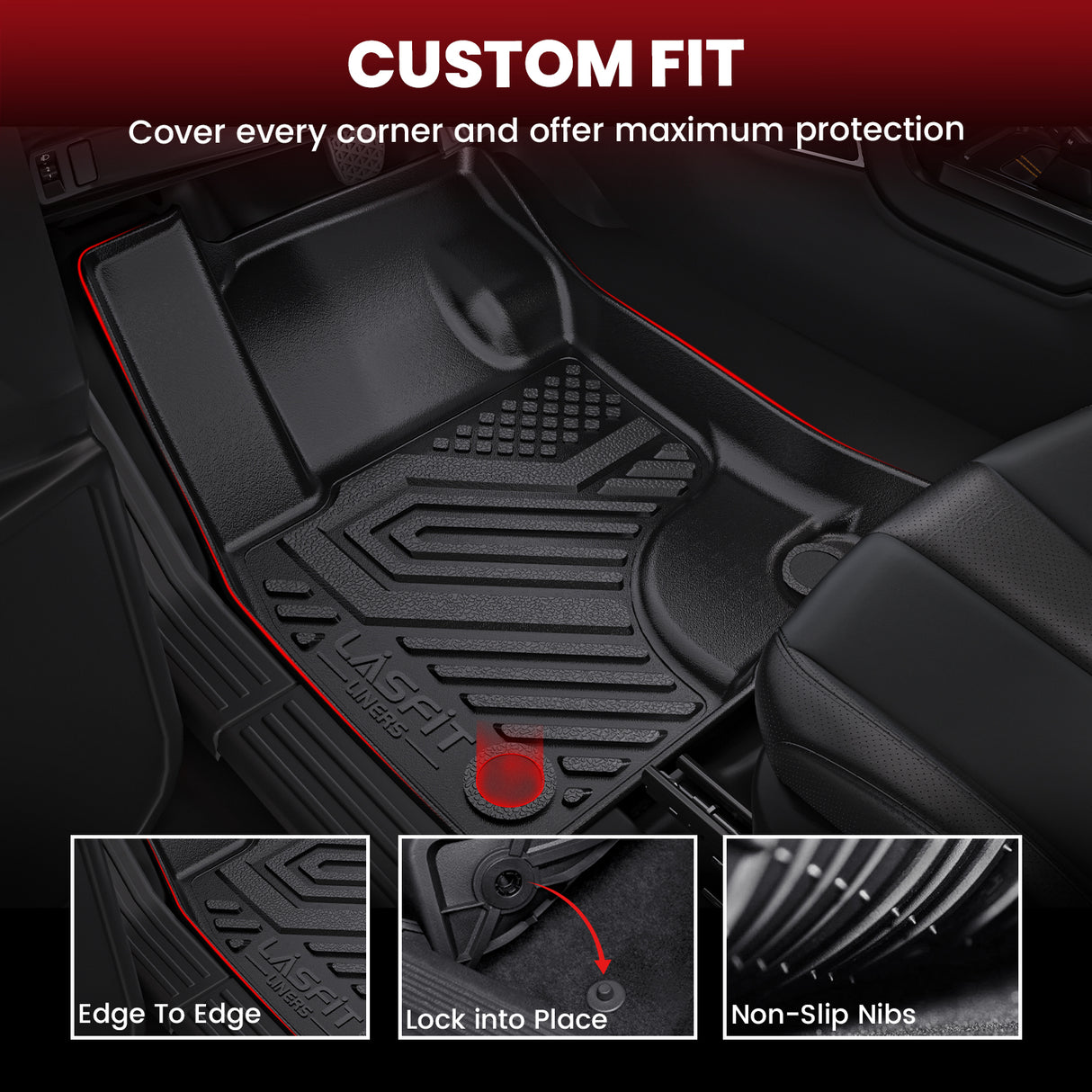Fit for 2020-2026 Ford Escape Gas  Floor Mats & Seatback & Cargo Mats Custom Fit