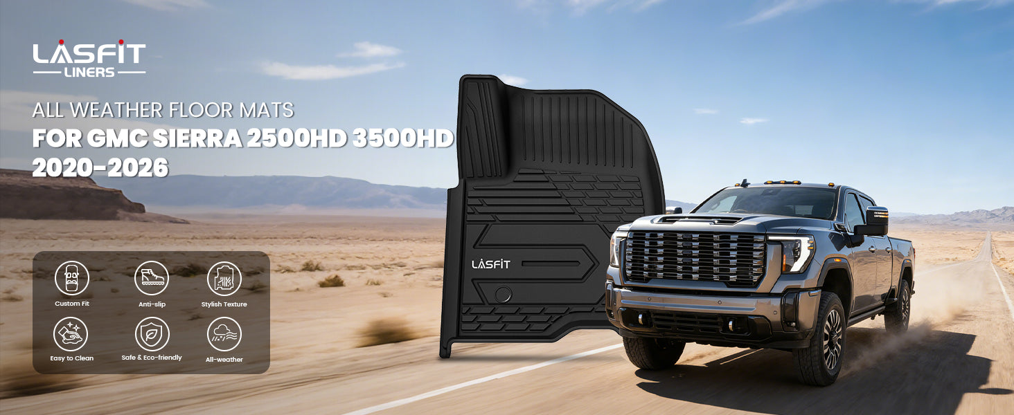 2020-2026 GMC Sierra 2500HD 3500HD floor mats