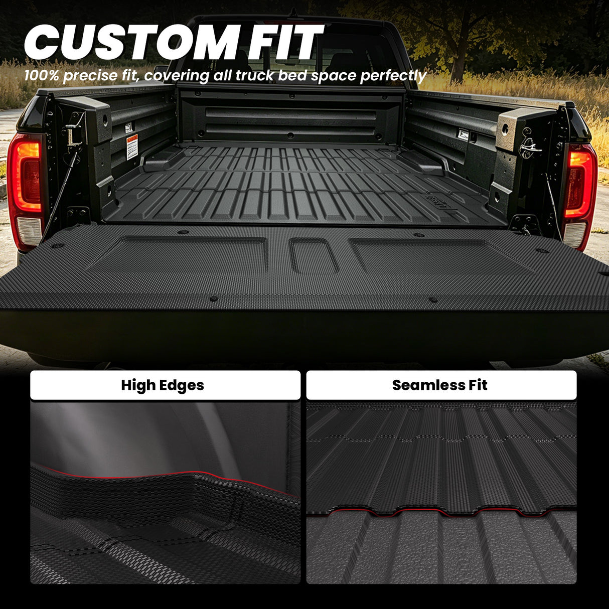 2020-2026 Honda Ridgeline 5.3FT(64") Truck Bed Mat or Tailgate Mat Custom Fit
