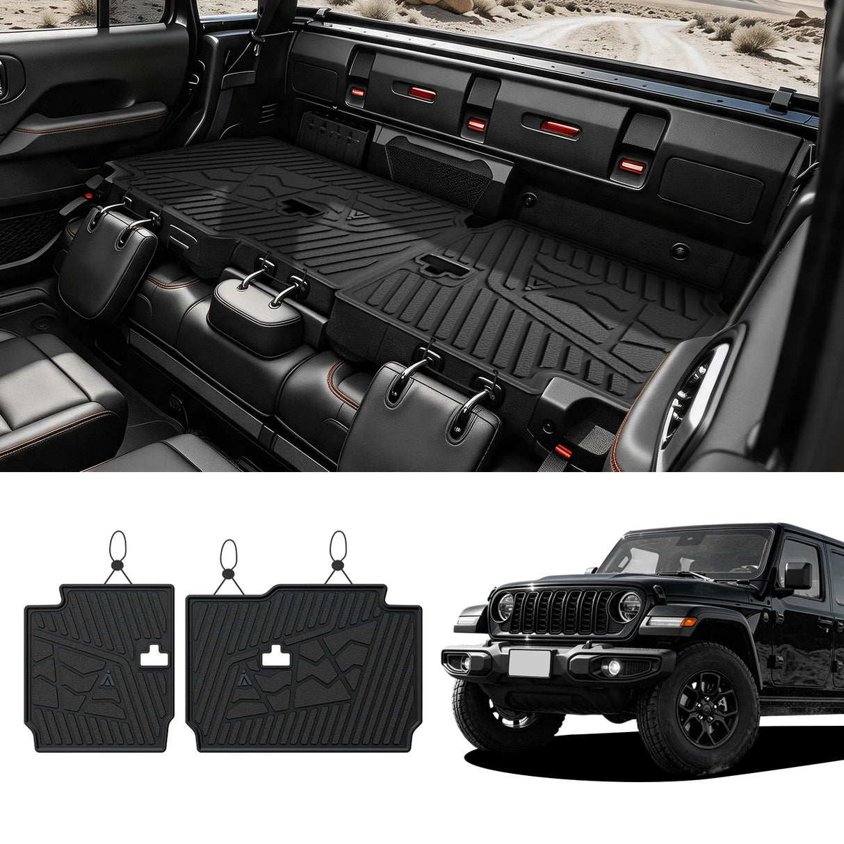 Fit for 2020-2026 Jeep Gladiator Floor Mats