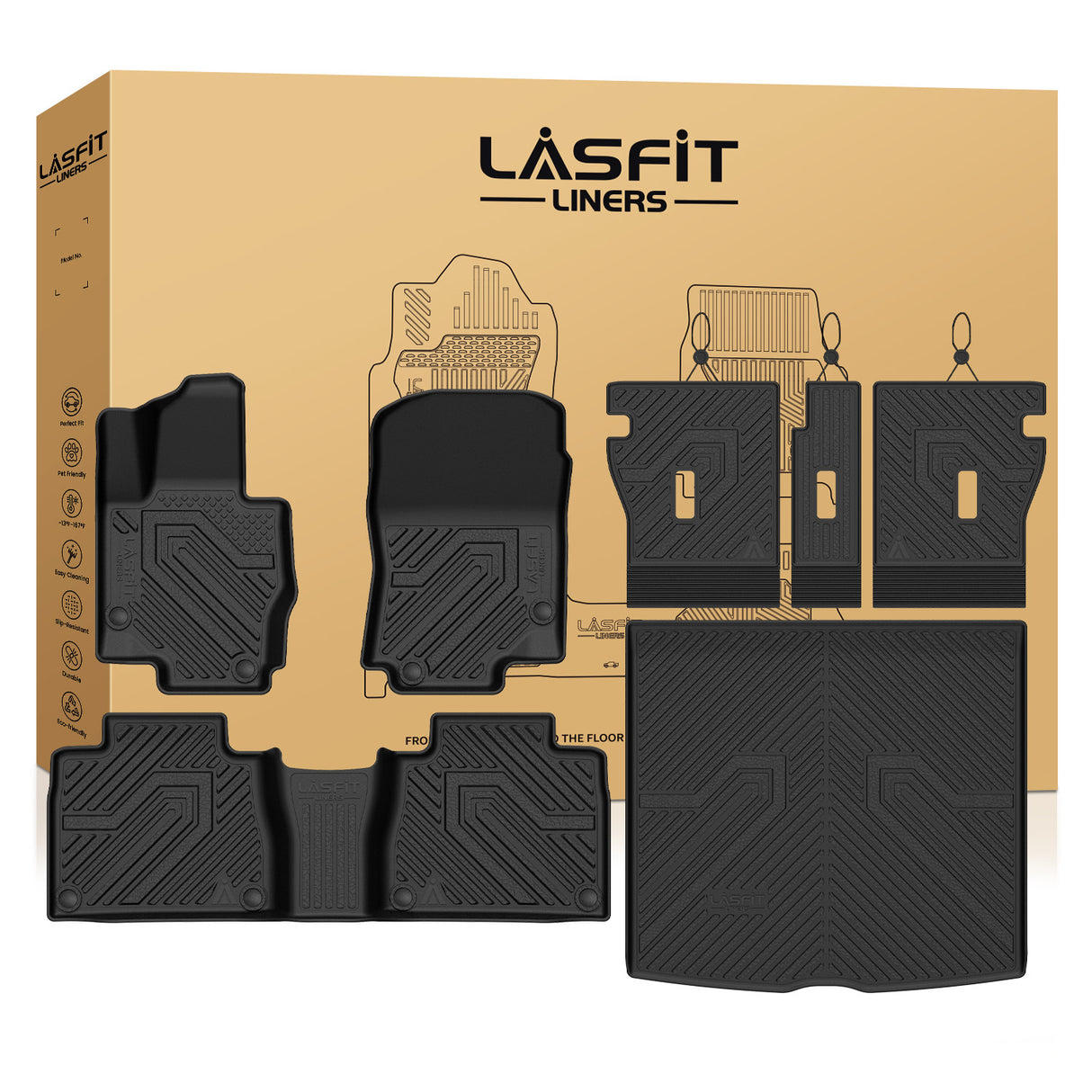 2020-2026 Mercedes-Benz GLE-Class Floor Mats & Seatback &  Cargo Mats