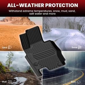 2020-2026 Mercedes-Benz GLS Floor Mats & Cargo Mat 7 Seats All Weather Protection