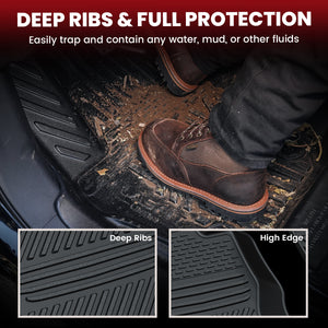 2020-2026 Mercedes-Benz GLS Floor Mats & Cargo Mat 7 Seats Full Protection
