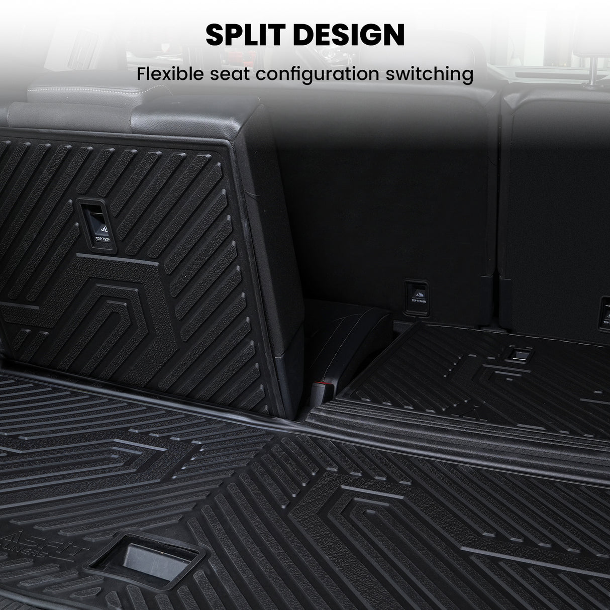 2020-2026 Volkswagen Atlas Seatback & Cargo Mat Split Design