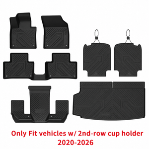 Fit for 2016-2026 Volvo XC90 Floor & Seatback & Cargo Mats, Not Fit Hybrid