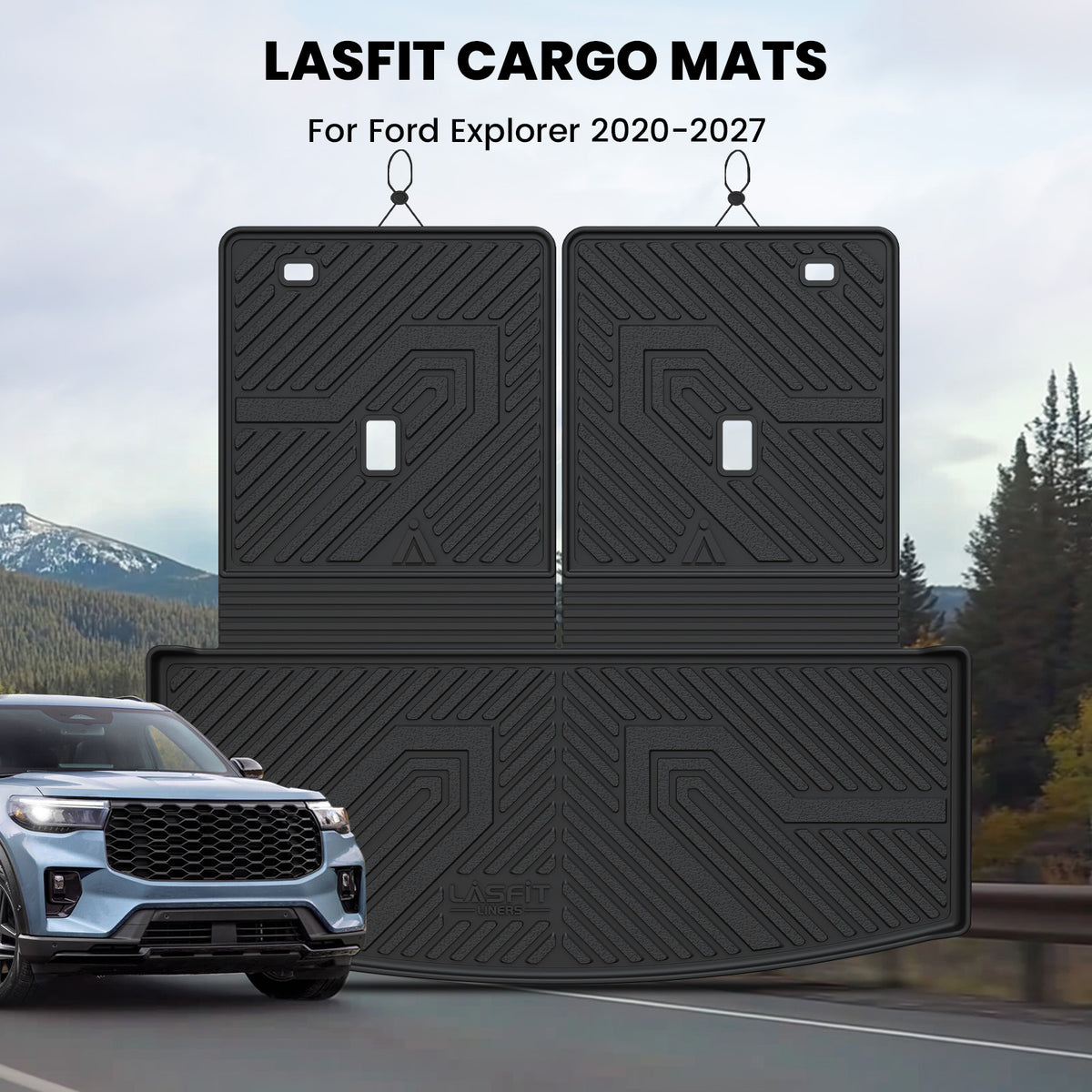 Fit for 2020-2027 Ford Explorer Floor Mats or Seatback & Cargo Mats