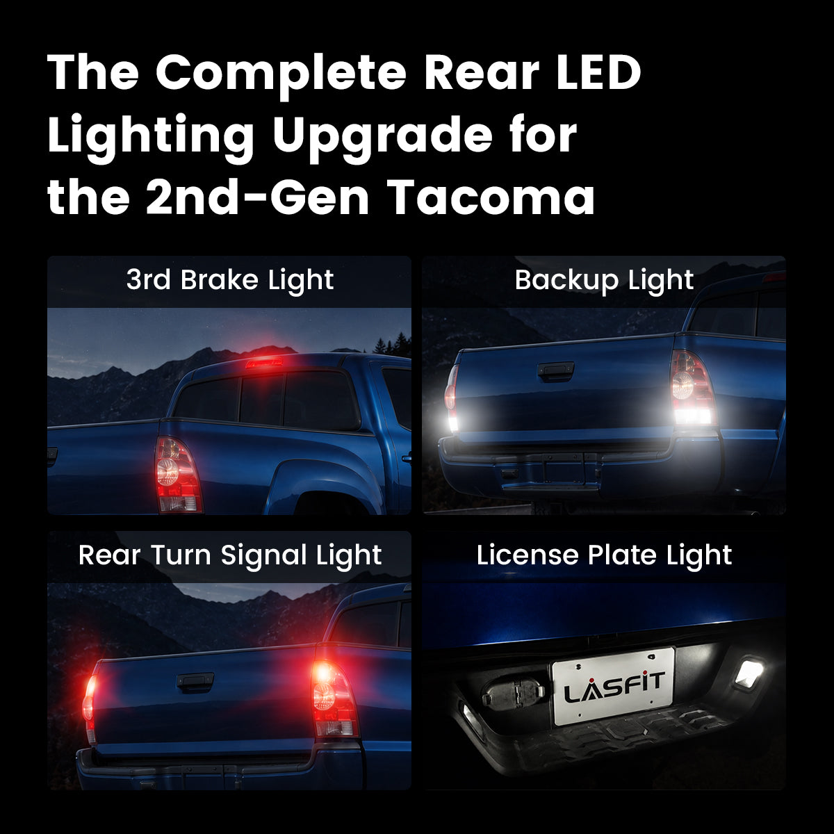 Fit for 2001-2015 Toyota Tacoma The Brightest LED Bulbs Upgrade | Tested and Verified