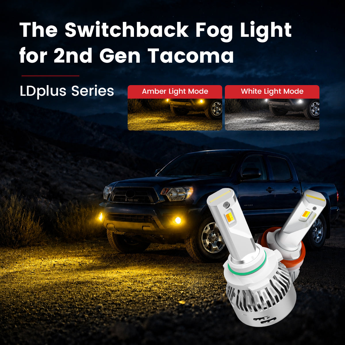 Fit for 2001-2015 Toyota Tacoma The Brightest LED Bulbs Upgrade | Tested and Verified