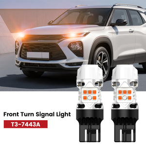 Lasfit 7443 led front turn signal lights fit for 2021-2023 Chevrolet Trailblazer