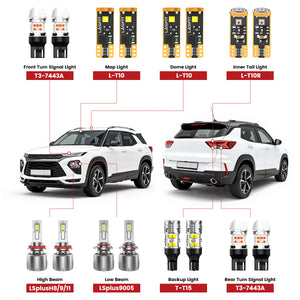 Lasfit led bulbs for 2021-2023 Chevrolet Trailblazer