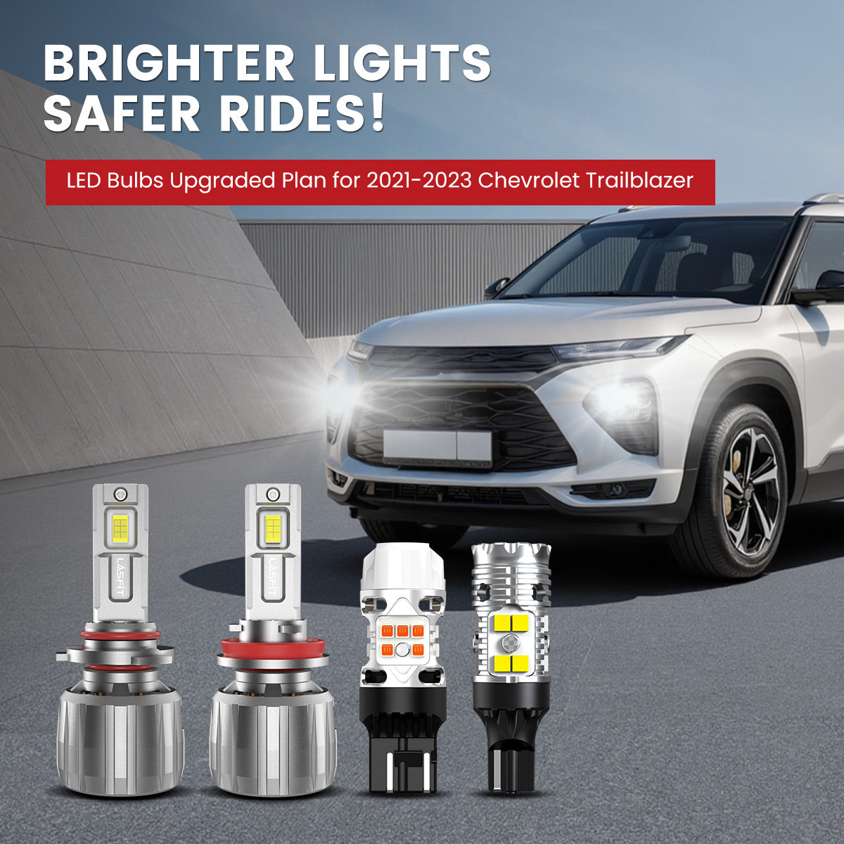 Lasfit LED Bulbs for 2021-2023 Chevrolet Trailblazer