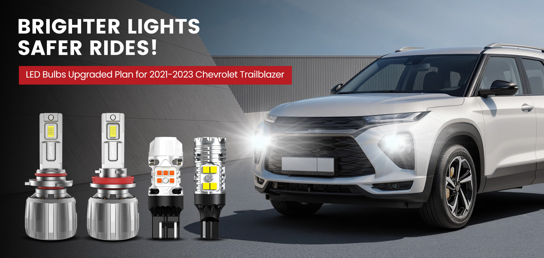 Lasfit LED Bulbs for 2021-2023 Chevrolet Trailblazer