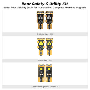 Fit for 2021-2023 Ford F-150 LED Bulbs | Full Exterior & Interior LED Upgrade