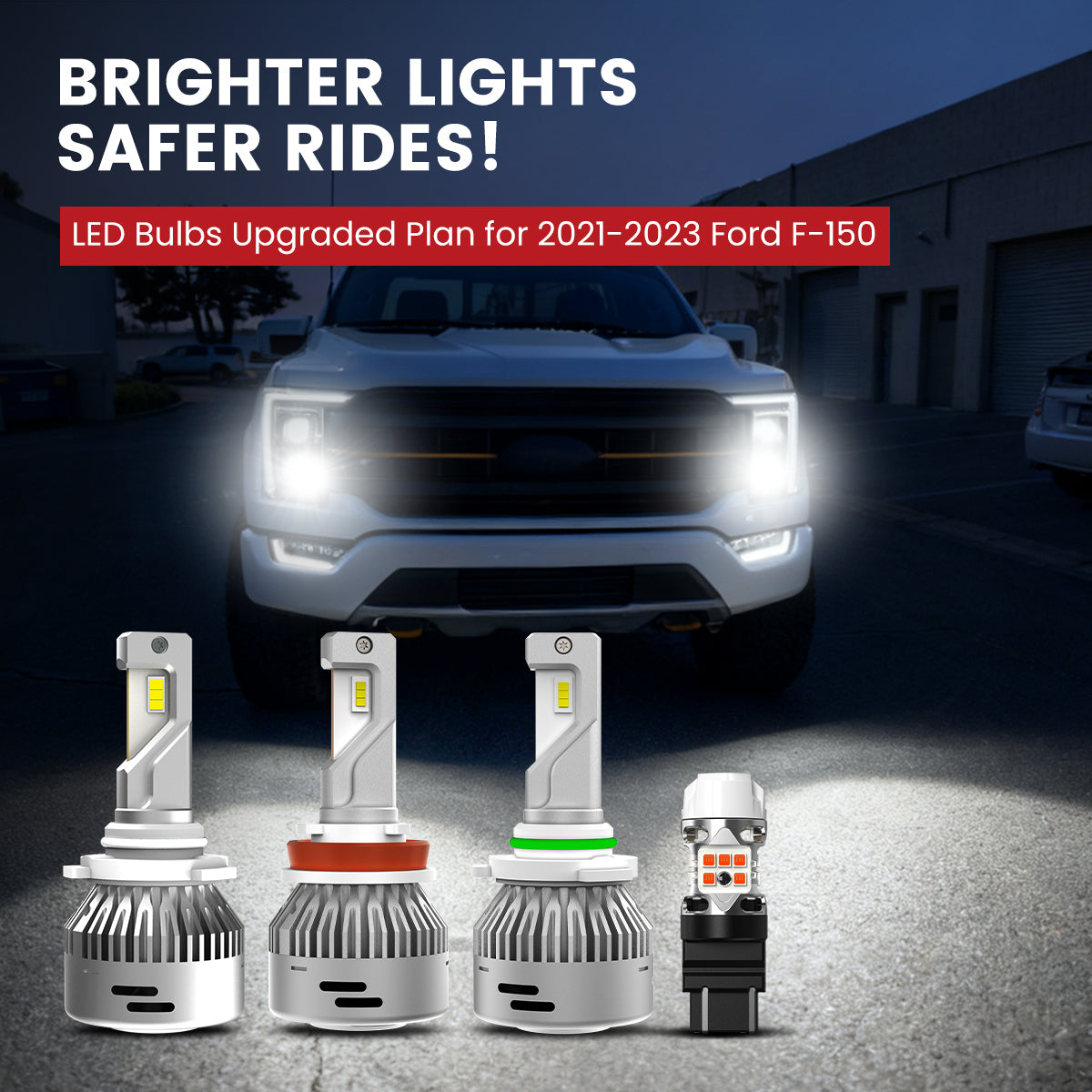 Lasfit LED Bulbs for 2021-2023 Ford F150