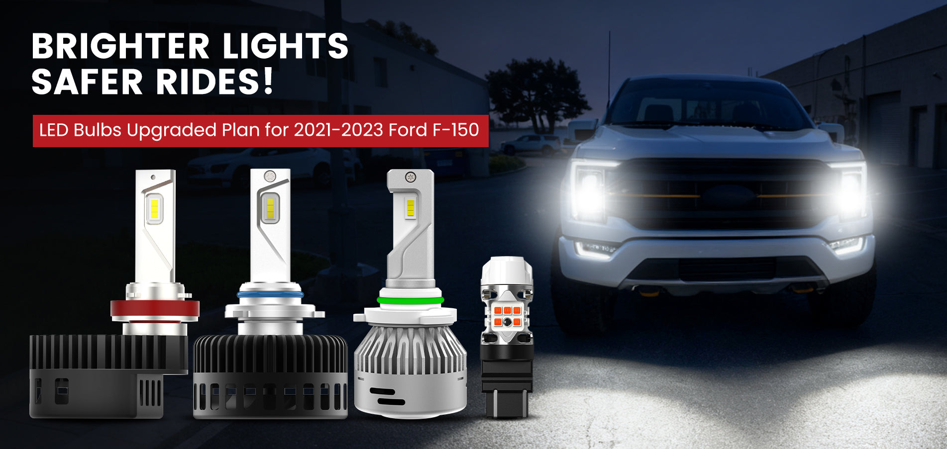 Lasfit LED Bulbs for 2021-2023 Ford F150
